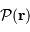 {\cal P} ( \mathbf{r})